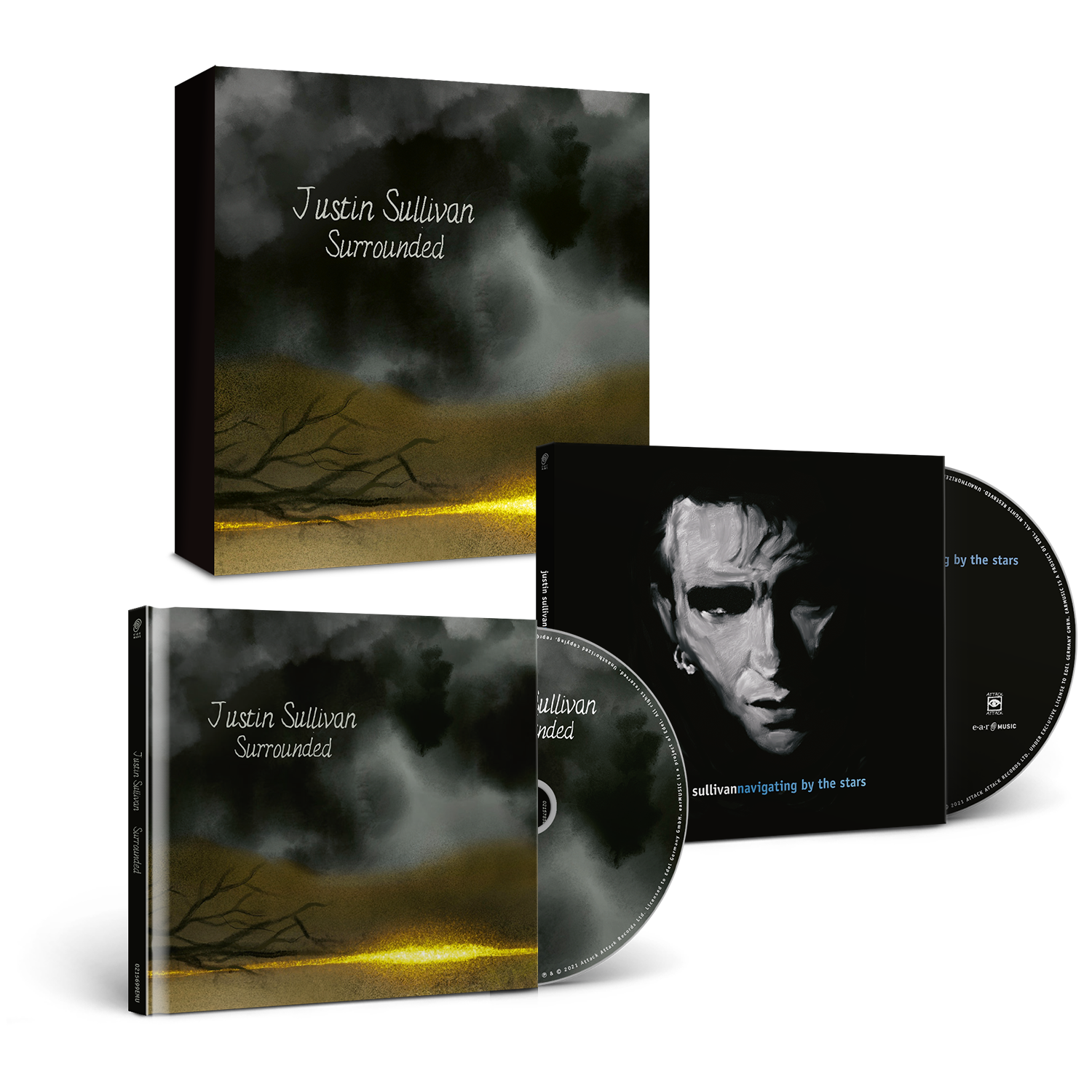 Justin Sullivan - Surrounded- Navigating By The Stars 2CD Boxset Boxset