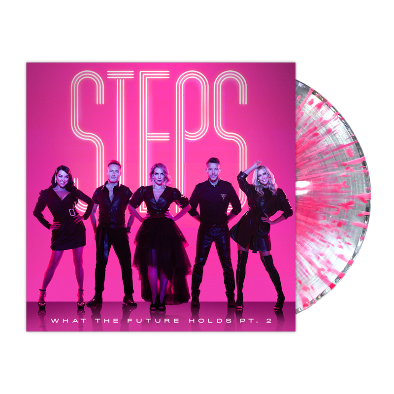 Steps - What The Future Holds Pt. 2 Ultra Clear/Pink Splatter LP