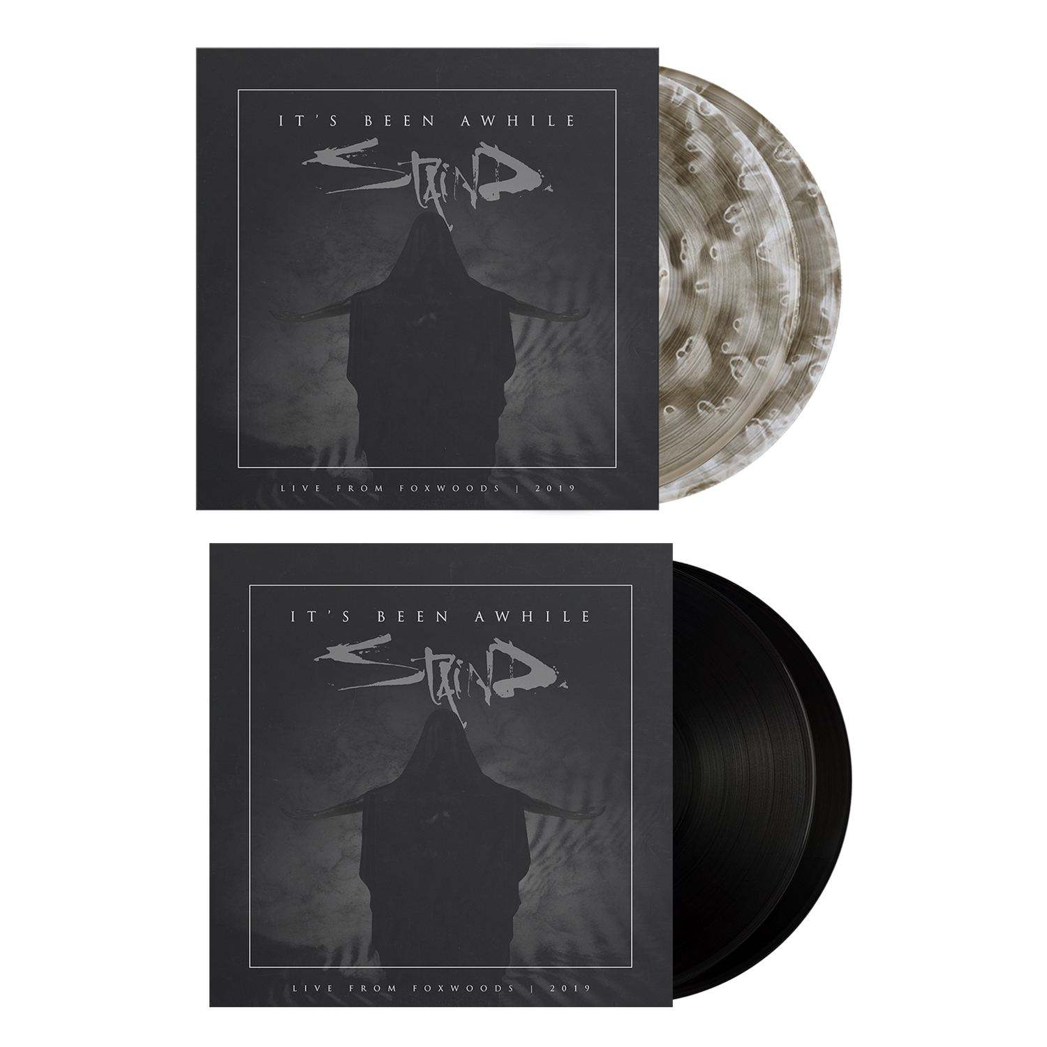 Staind - Live: Its Been Awhile Ghostly Black Double-Vinyl Ltd Edition-Black Double-Vinyl