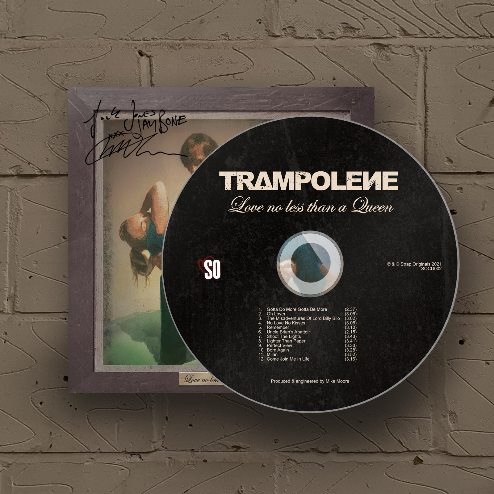 Trampolene - Love No Less Than A Queen Signed-CD