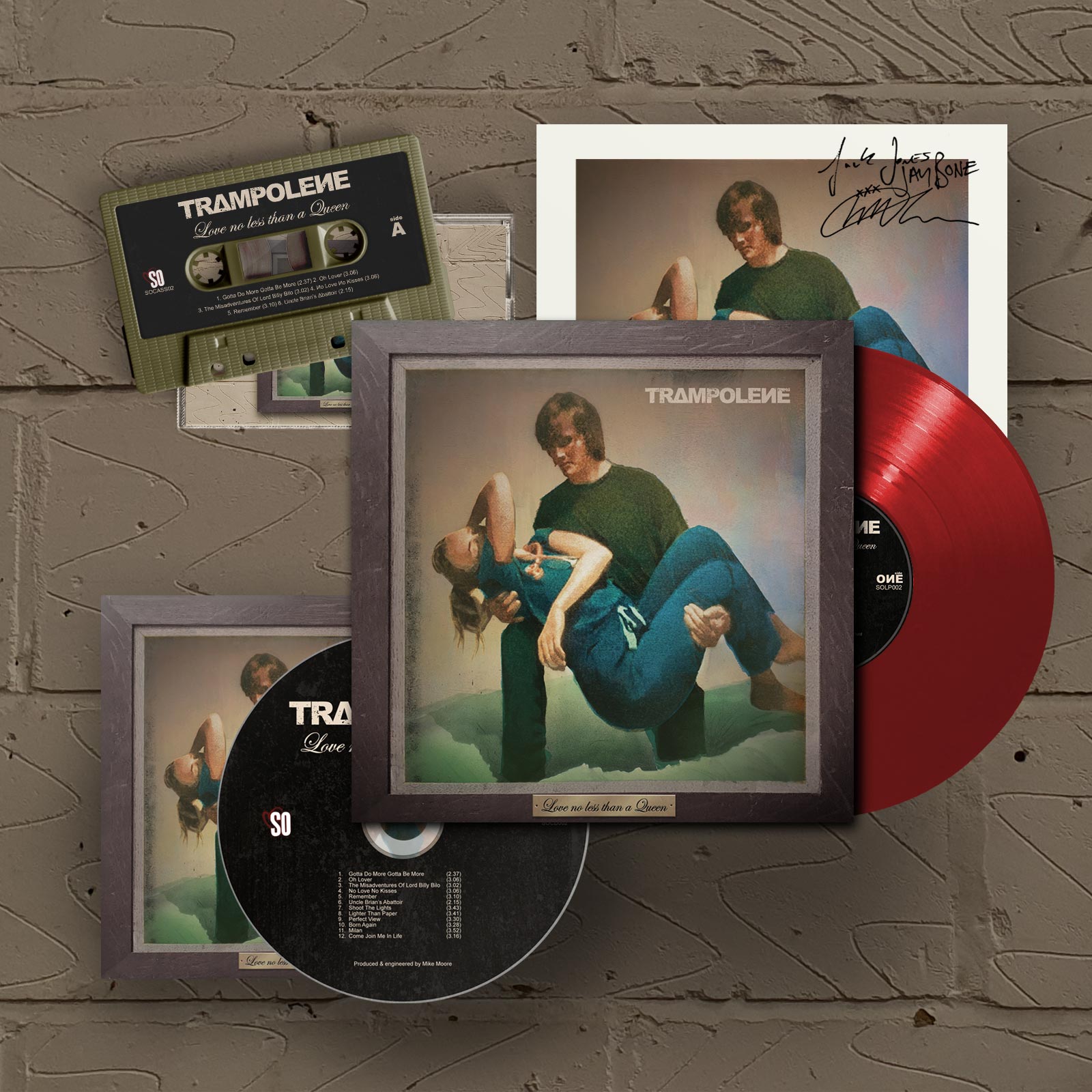 Trampolene - Red LP & Signed CD & Cassette