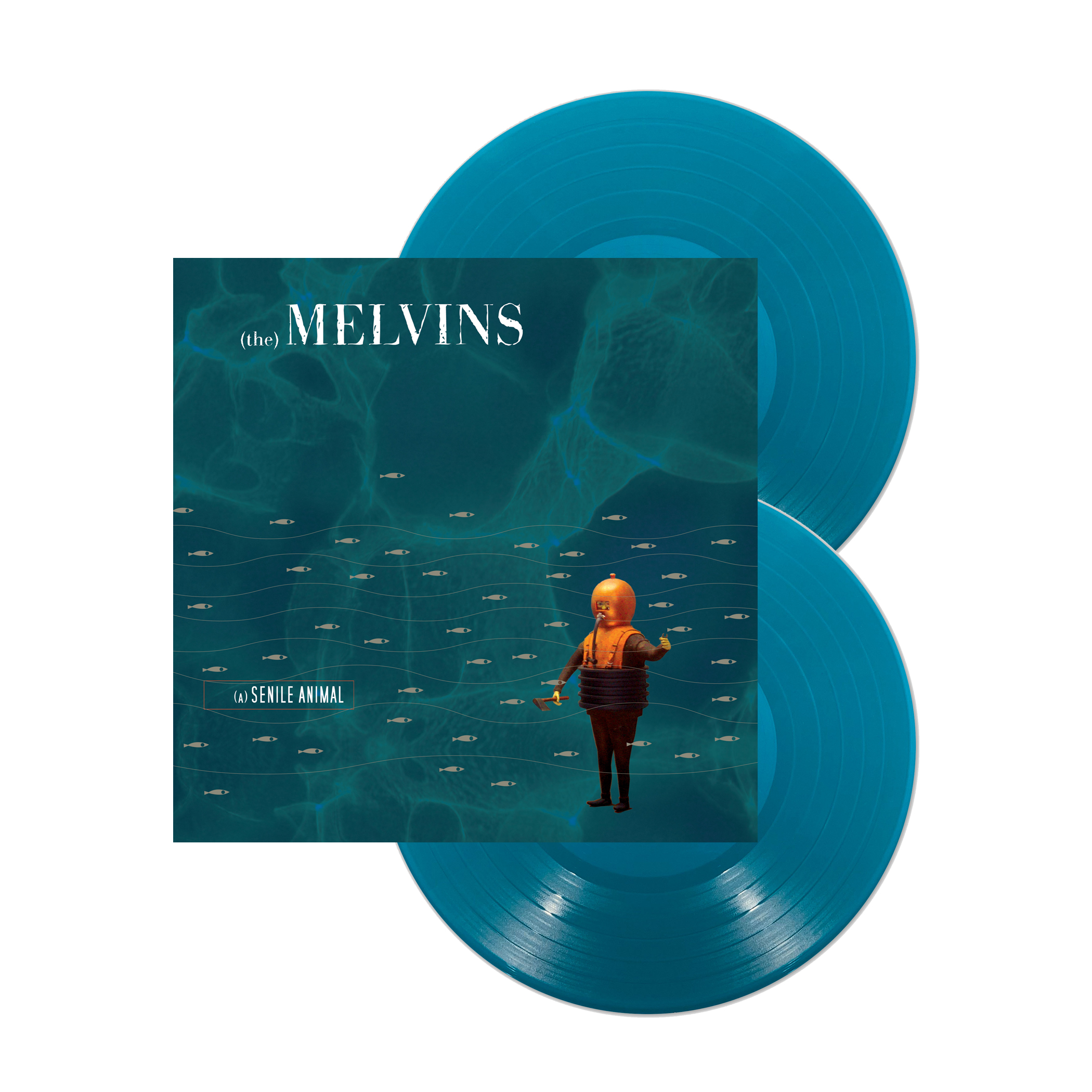 Melvins - A Senile Animal Sea Blue Double-Vinyl Double-Vinyl