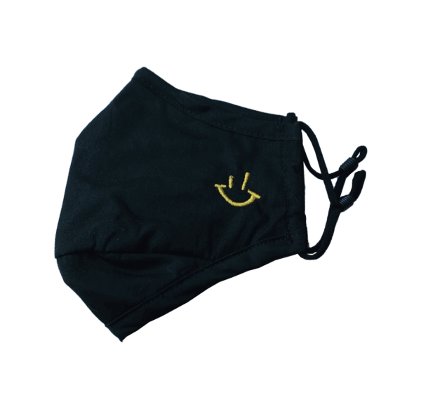 Graeme Park DJ - GP Smiley Face Mask Black/Yellow