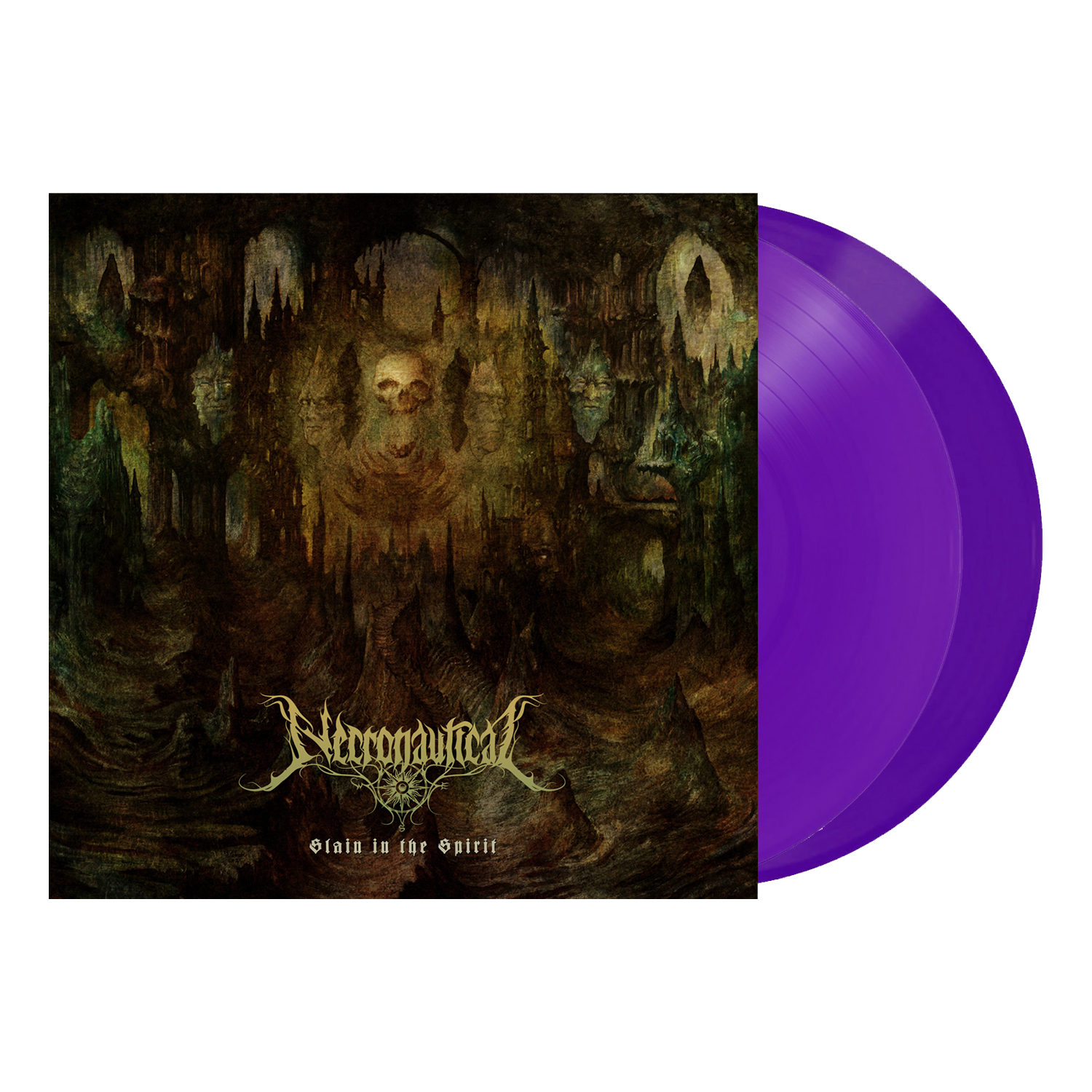 Necronautical - Slain In The Spirit Transparent Amethyst Double-LP