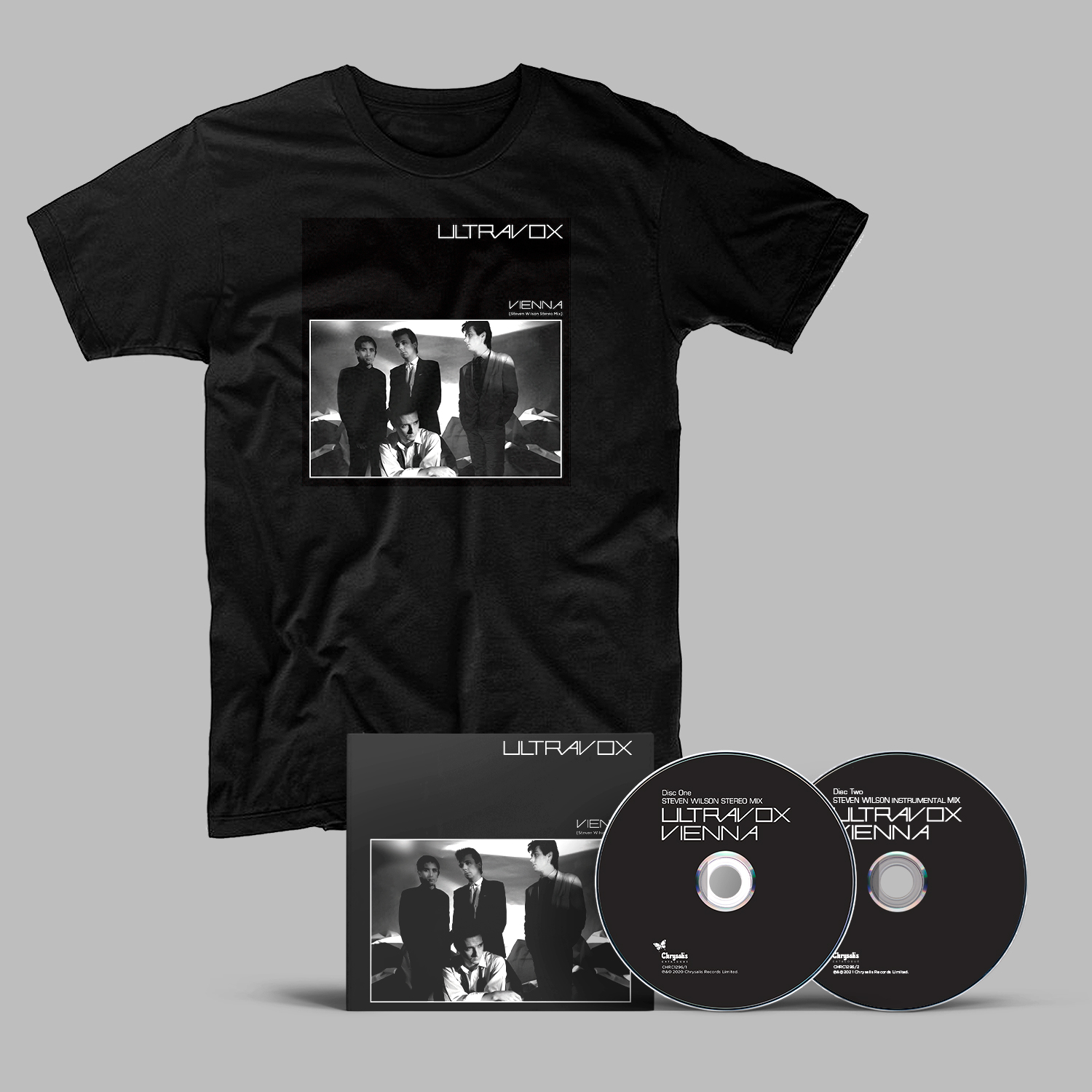 Ultravox - Vienna [Steven Wilson Stereo Mix] 2CD-Black Vienna T-Shirt