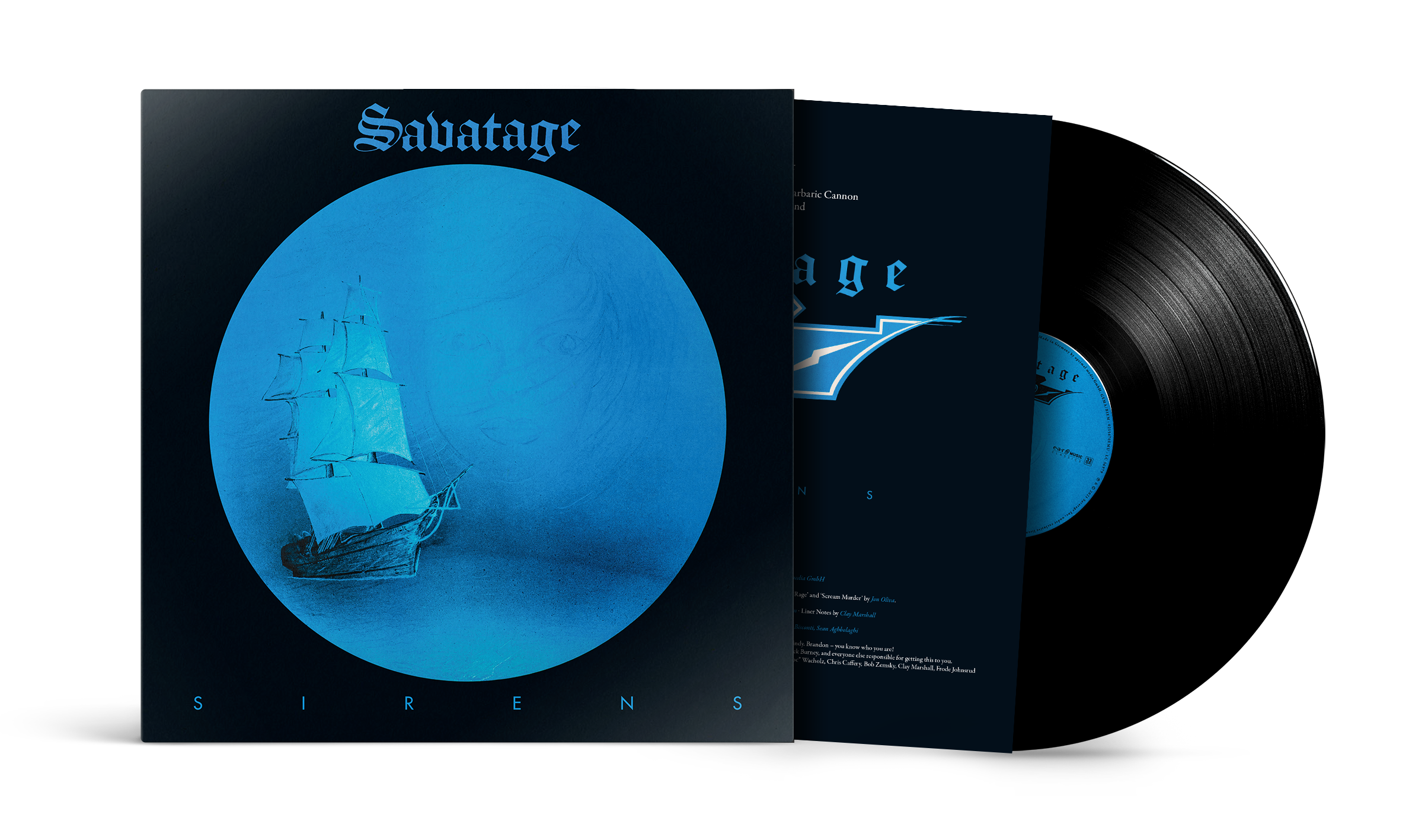 Savatage - Sirens 1LP in Gatefold Heavyweight Vinyl