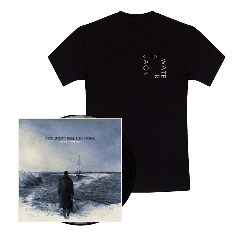 Jack In Water - You Dont Feel Like Home Vinyl-Black T-Shirt