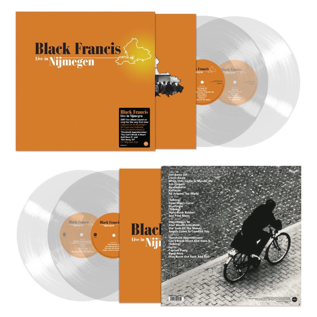 Black Francis Vinyl - Live In Nijmegen Clear Double Vinyl