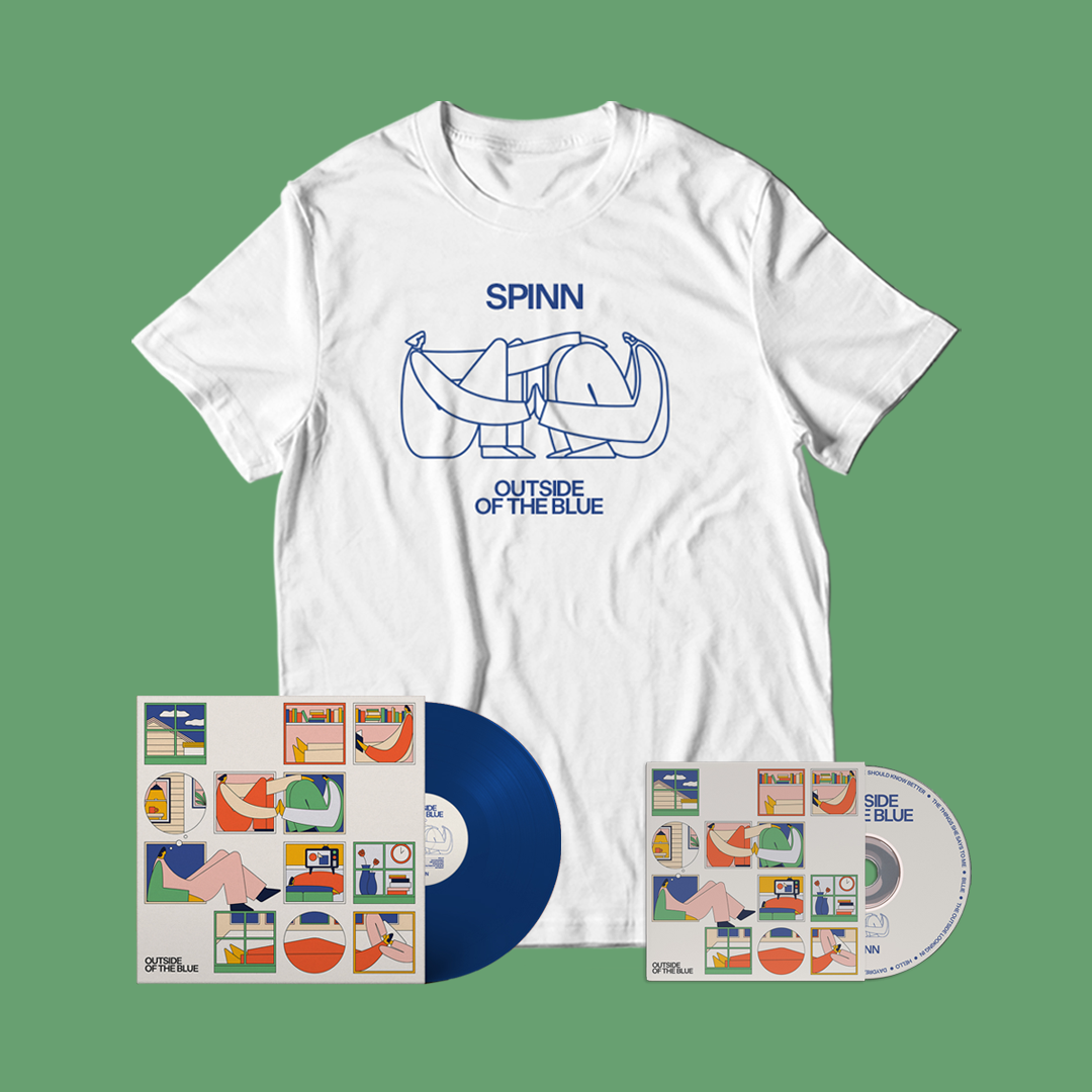 Spinn - Outside Of The Blue (Signed) CD + Exclusive Blue Vinyl + T-Shirt