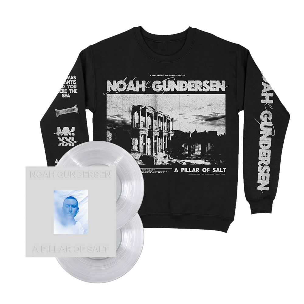 Noah Gundersen - A Pillar Of Salt Double Clear Vinyl-Ruins Photo Long Sleeve T-Shirt