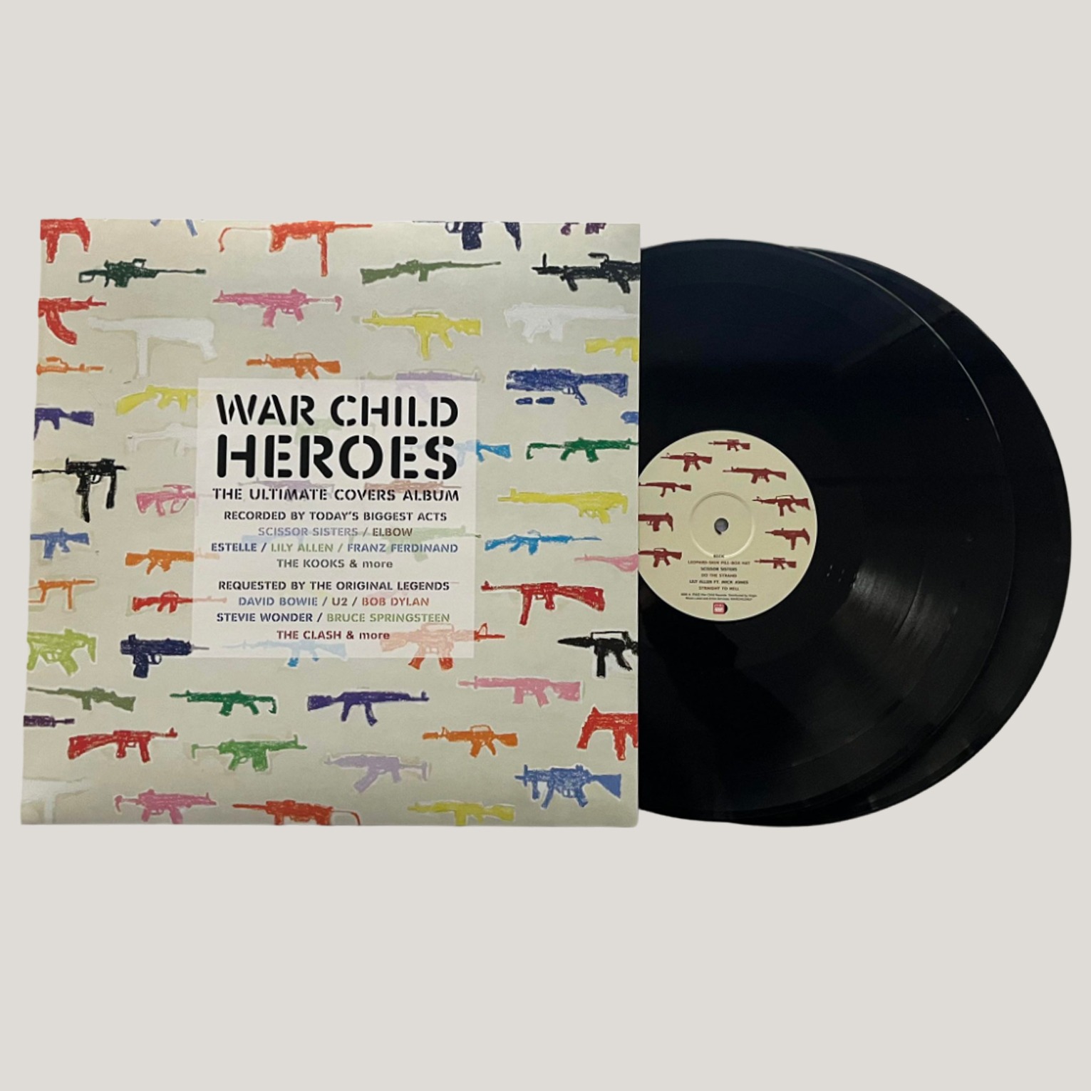 Various Artists - War Child Presents Heroes Black Double-Vinyl