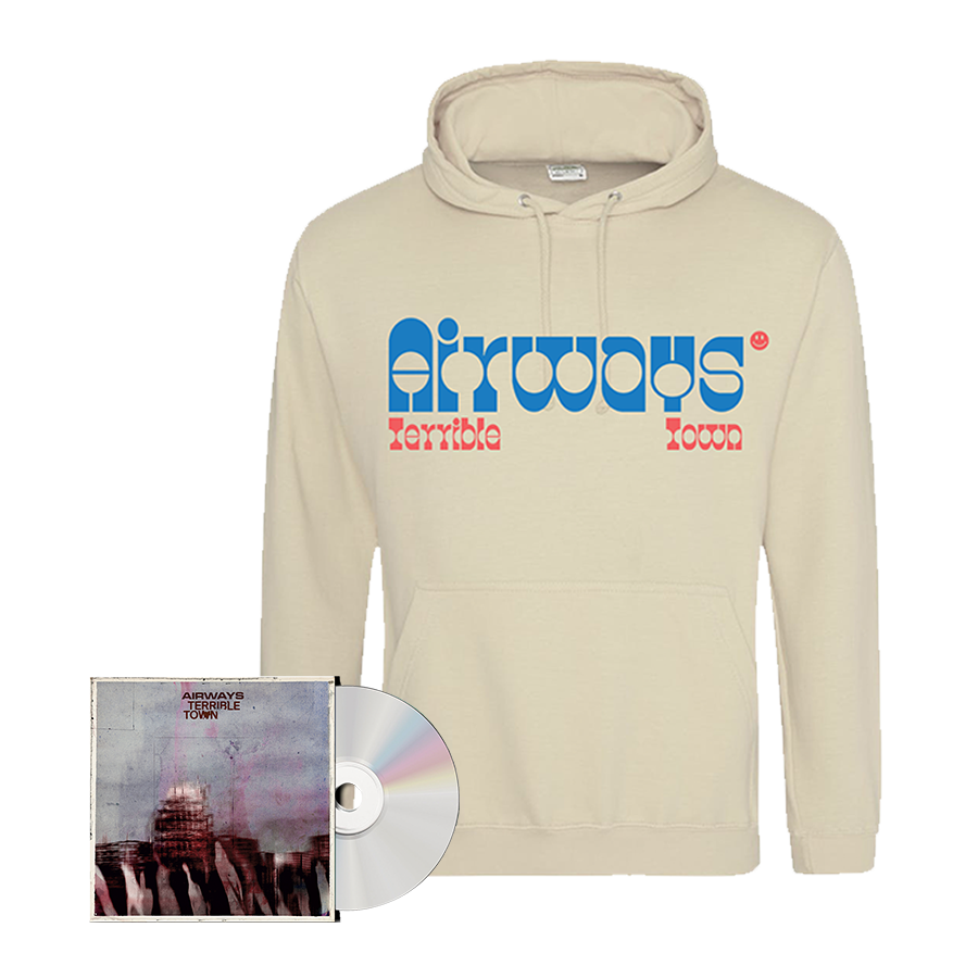 Airways - Terrible Town CD-Cream Hoody