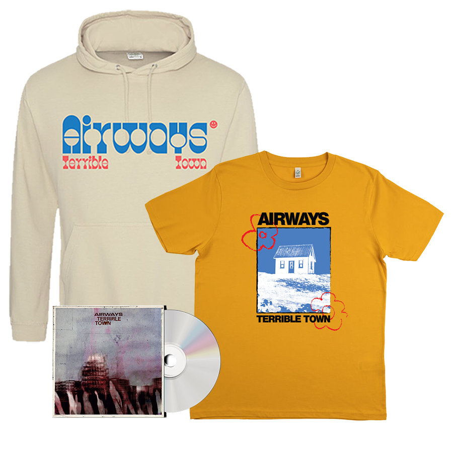 Airways - Terrible Town CD-Cream Hoody-Mustard T-Shirt