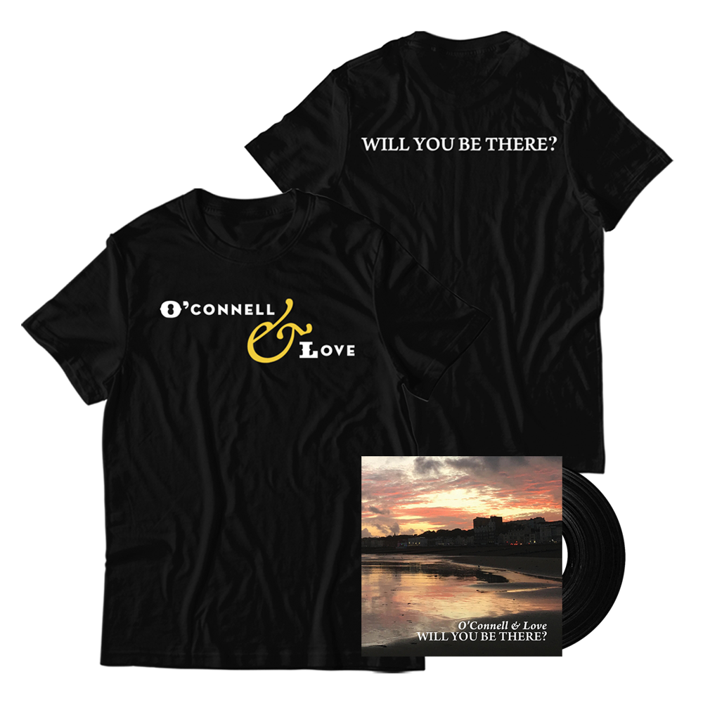 O'Connell & Love - Will You Be There Vinyl and Black T-Shirt Bundle