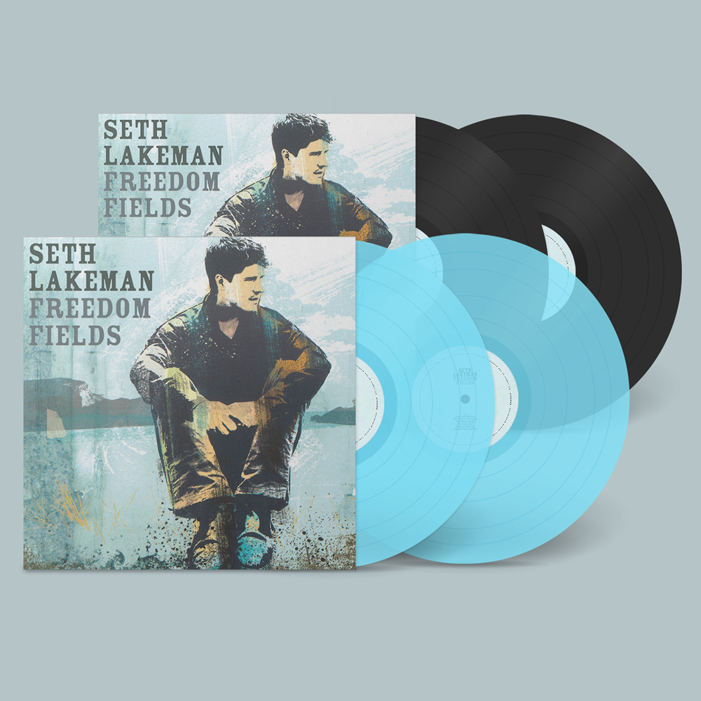 Seth Lakeman - Freedom Fields (15th Anniversary Deluxe Edition) Curacao Blue 2LP + Black 2LP + Signed 12 x 12 Inch Print