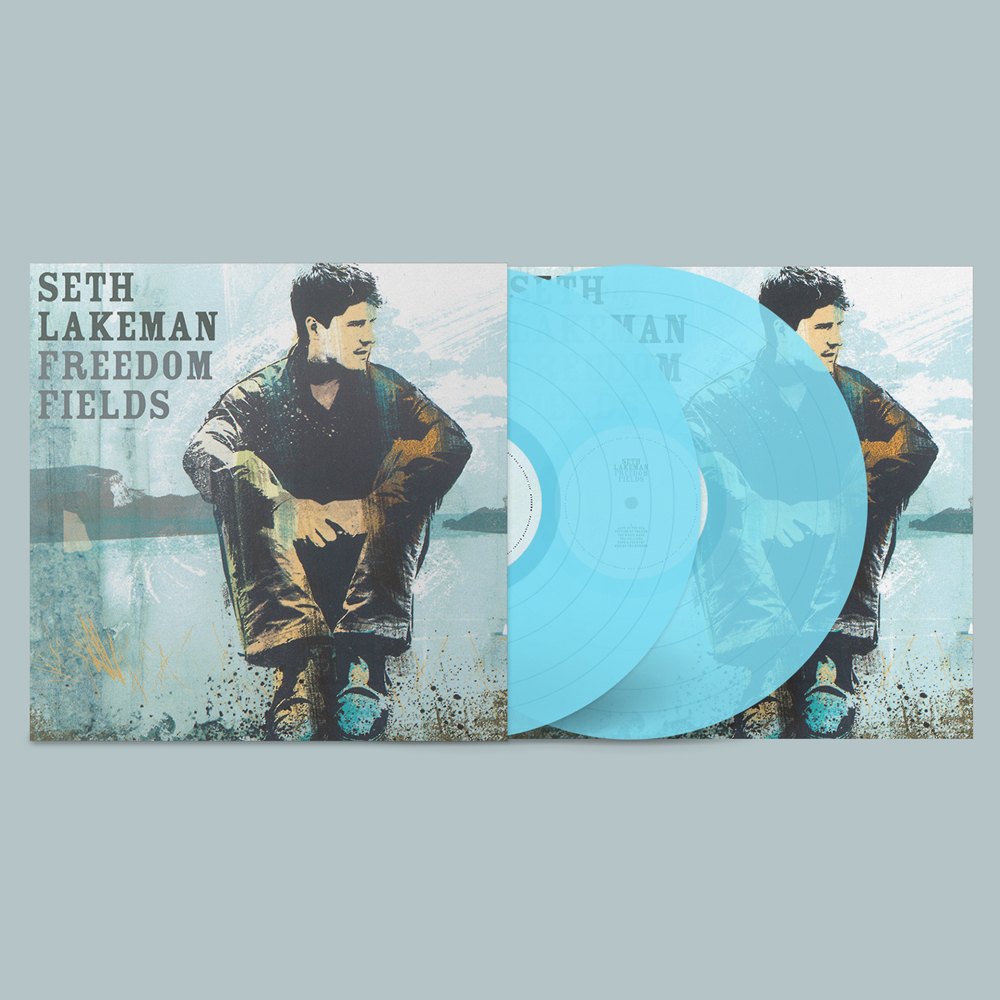 Seth Lakeman - Freedom Fields 15th Anniversary Deluxe Edition Curacao Blue 2LP Ltd Edition Signed Double-Vinyl