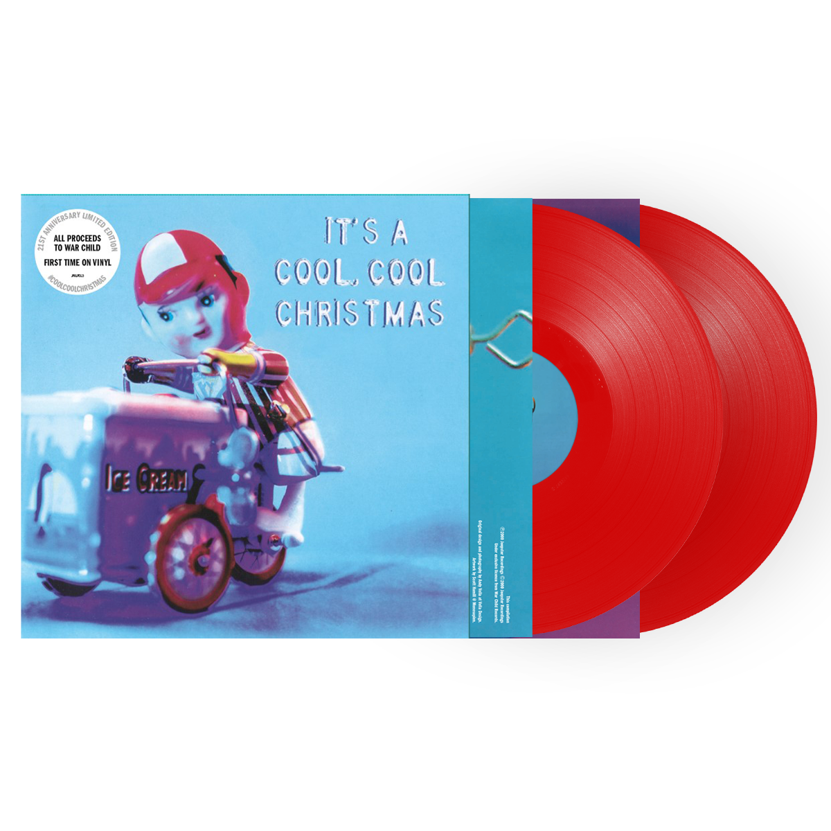 Various Artists (War Child UK) - Its A Cool Cool Christmas Red-Vinyl Double-Vinyl