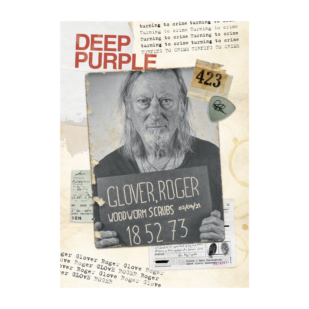 Deep Purple - Roger Glover Poster