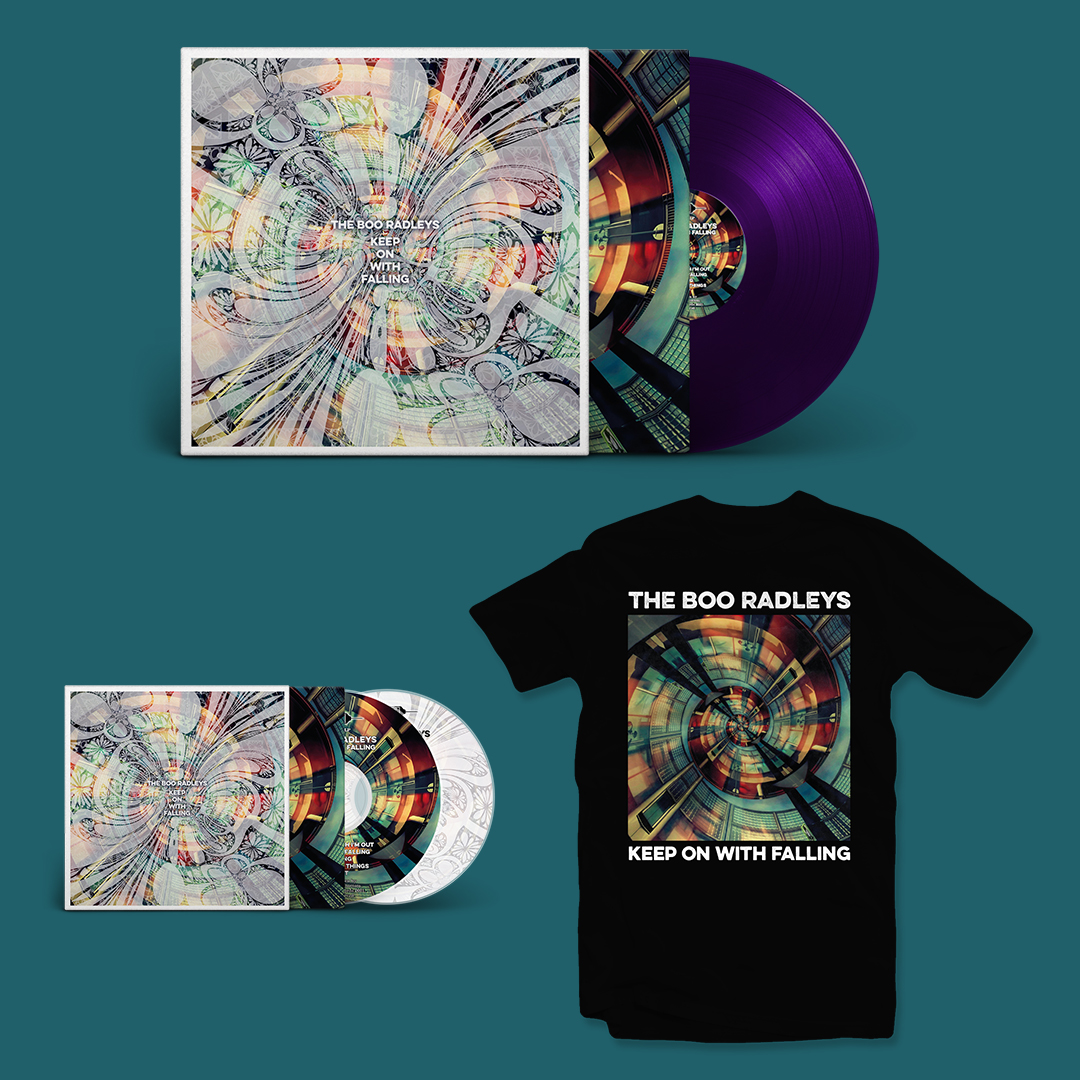 The Boo Radleys - Keep On With Falling Exclusive Purple Silk Vinyl (Includes Signed Print) + 2CD + T-Shirt