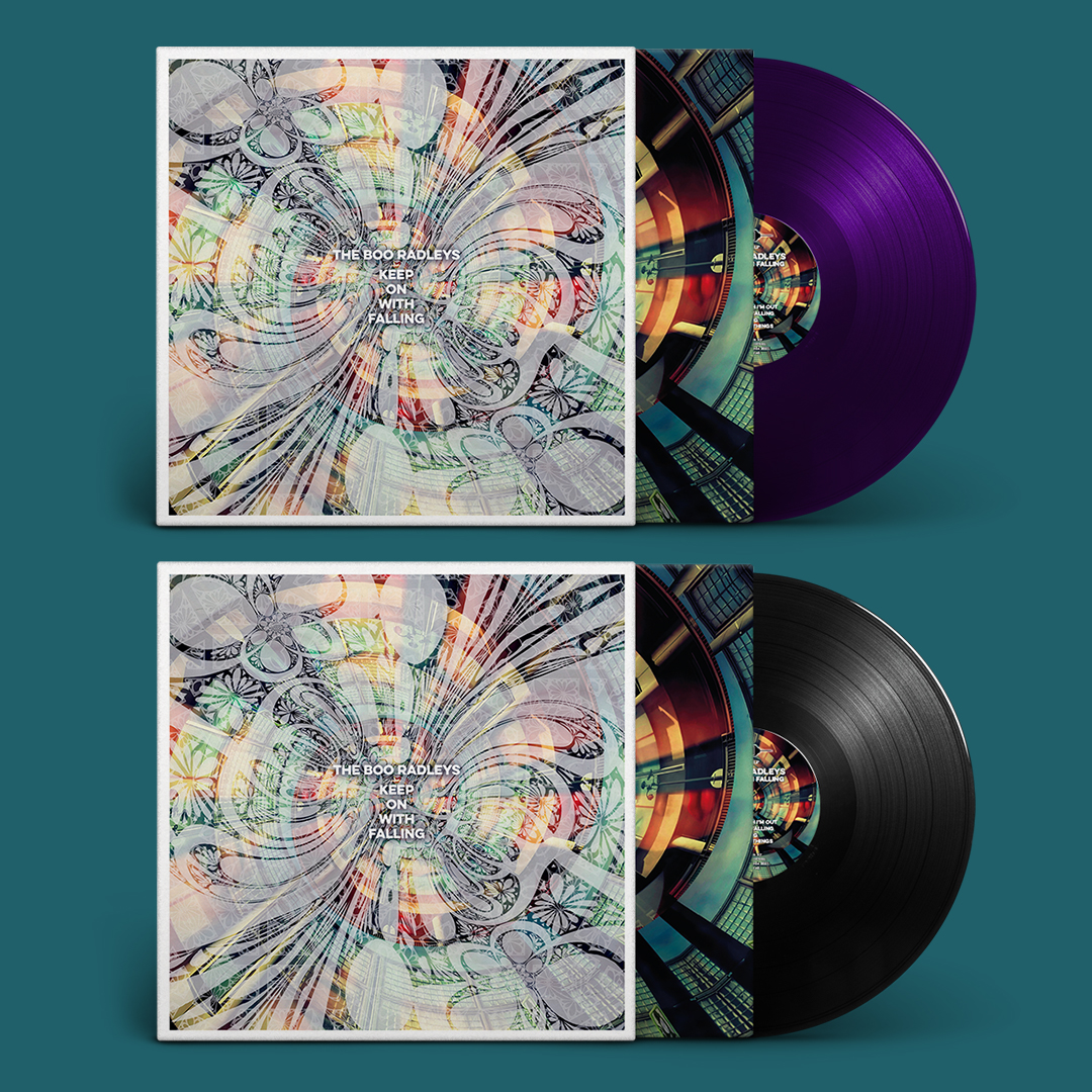 The Boo Radleys - Keep On With Falling Exclusive Purple Silk + Black-Vinyl Includes Signed Print