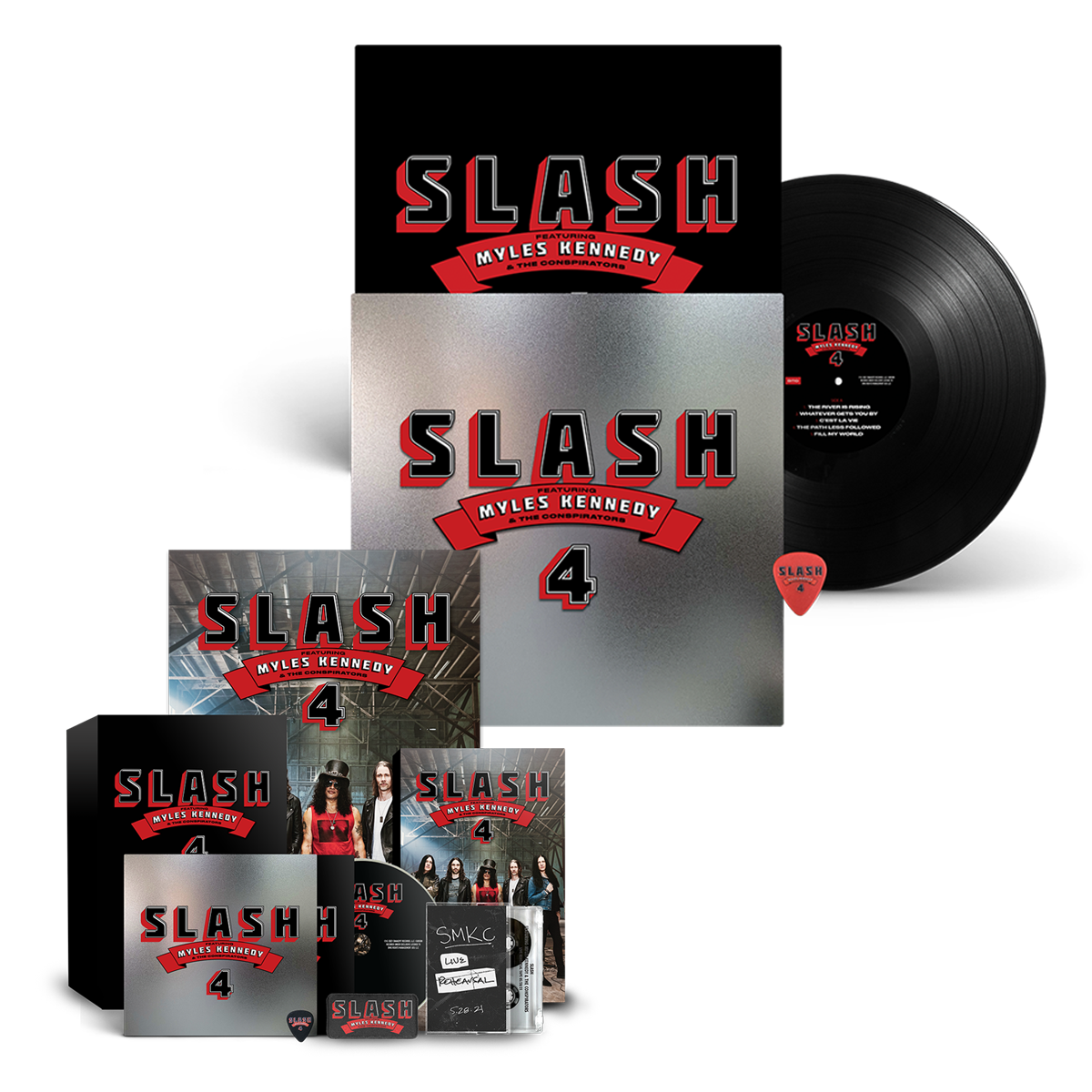 SLASH feat. Myles Kennedy and The Conspirators Vinyl - 4 Deluxe-CD Boxset + Vinyl