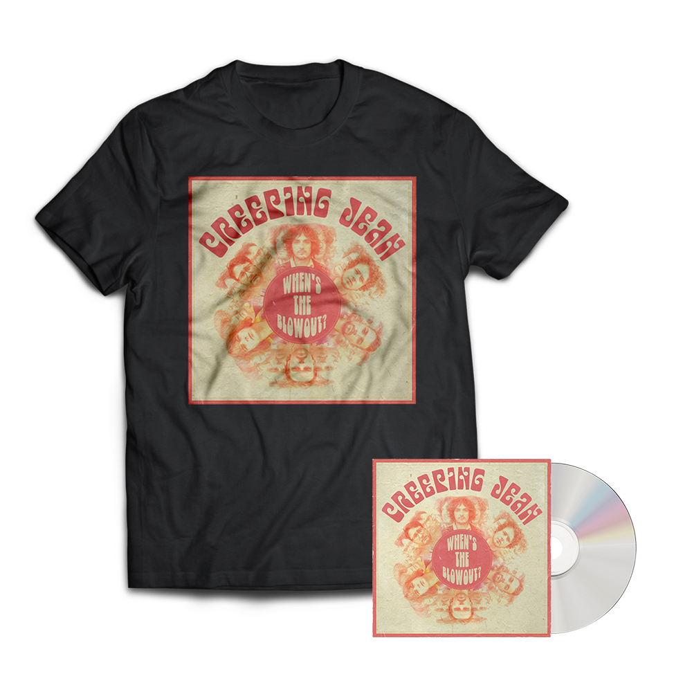 Creeping Jean - When's The Blowout? Signed CD + T-Shirt