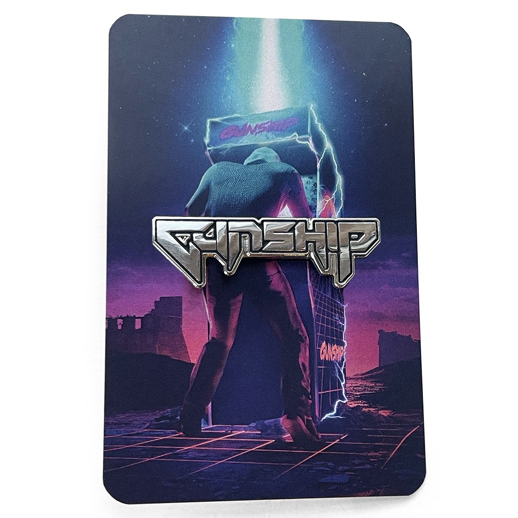 GUNSHIP - Chrome Logo Pin