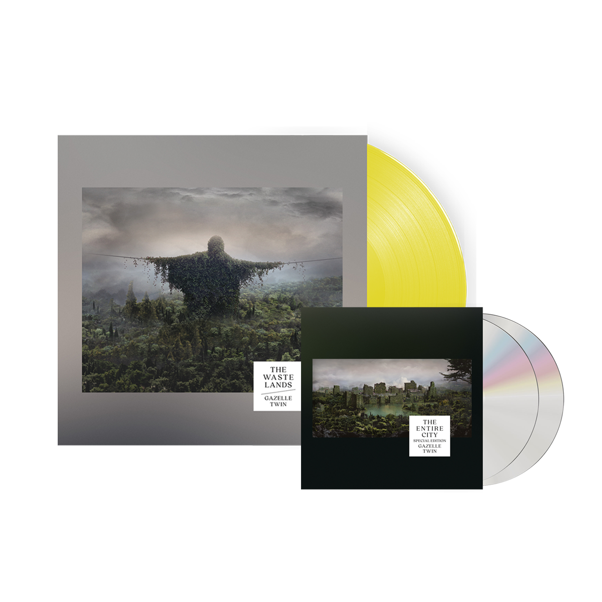 Gazelle Twin - The Entire City Special Edition 2CD + The Wastelands Transparent Yellow Vinyl