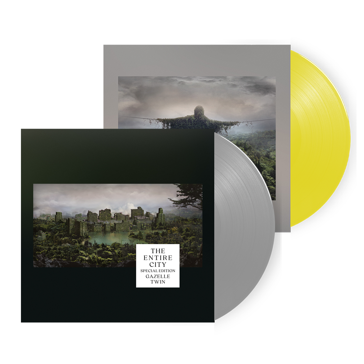 Gazelle Twin - The Entire City Special Edition Silver Grey Vinyl + The Wastelands Transparent Yellow Vinyl