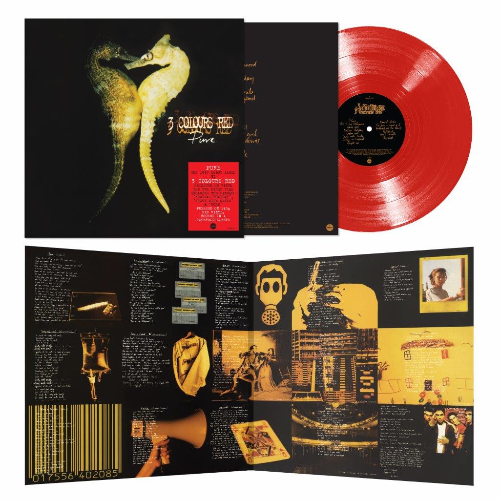 3 Colours Red  - Pure Red-Vinyl