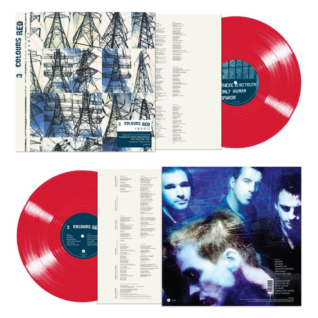 3 Colours Red  - Revolt Red-Vinyl