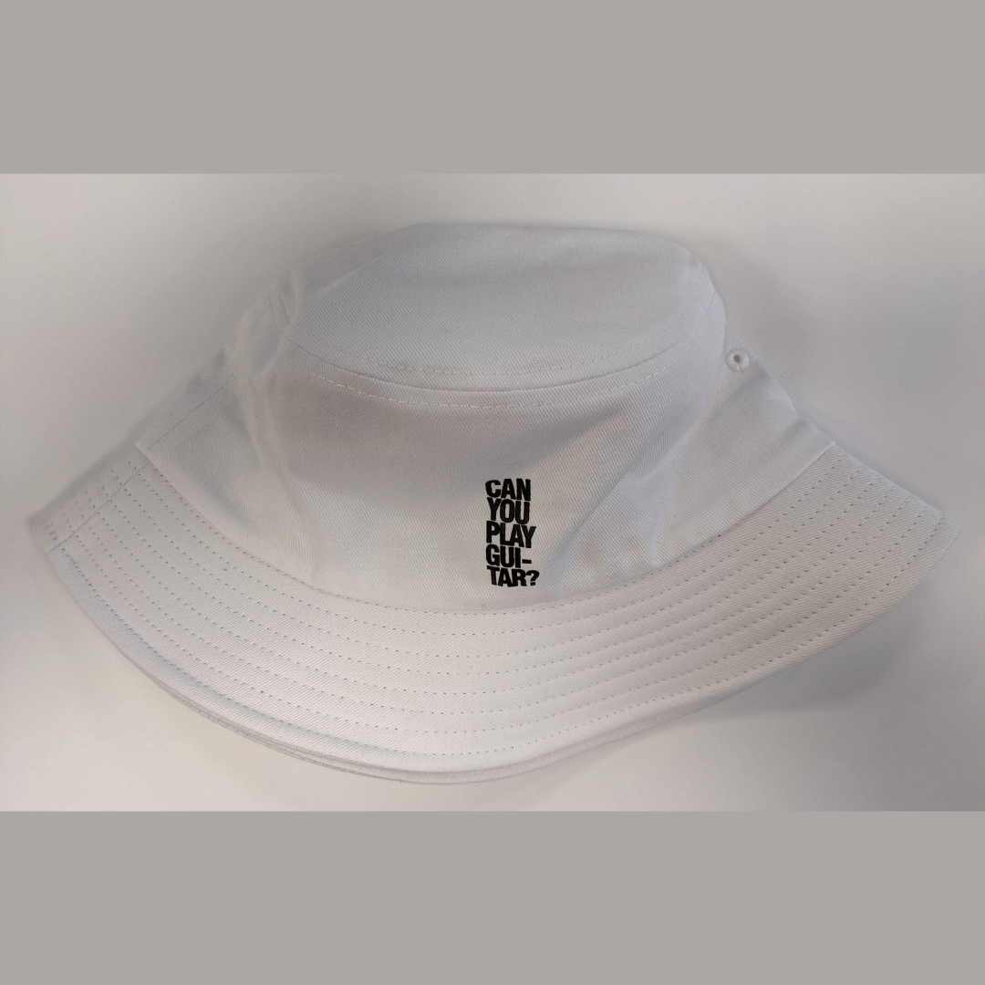 Courteeners - Can You Play? White Cotton Bucket Hat