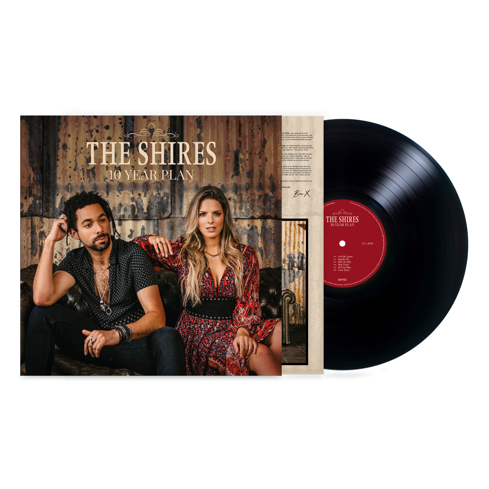 The Shires - 10 Year Plan Vinyl Signed  LP