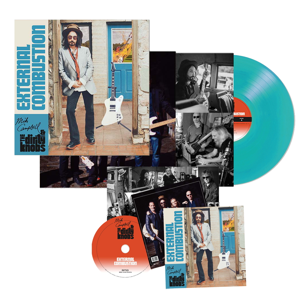 Mike Campbell & The Dirty Knobs - External Combustion CD Album + Teal Vinyl Exclusive