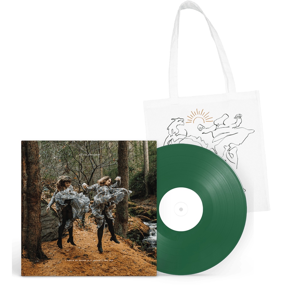 Before Breakfast - I Could Be Asleep If It Werent For You Forest Green LP + Tote-Bag