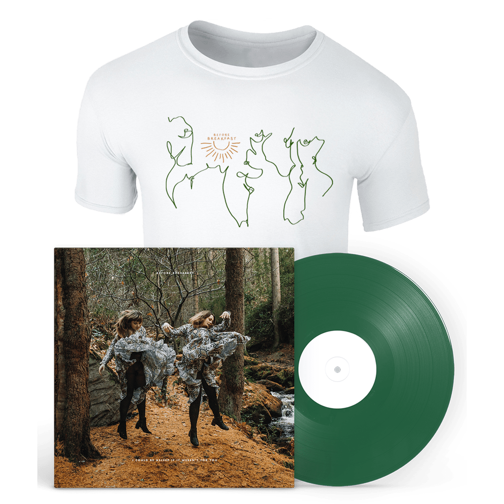 Before Breakfast - I Could Be Asleep If It Weren't For You Forest Green LP + T-Shirt