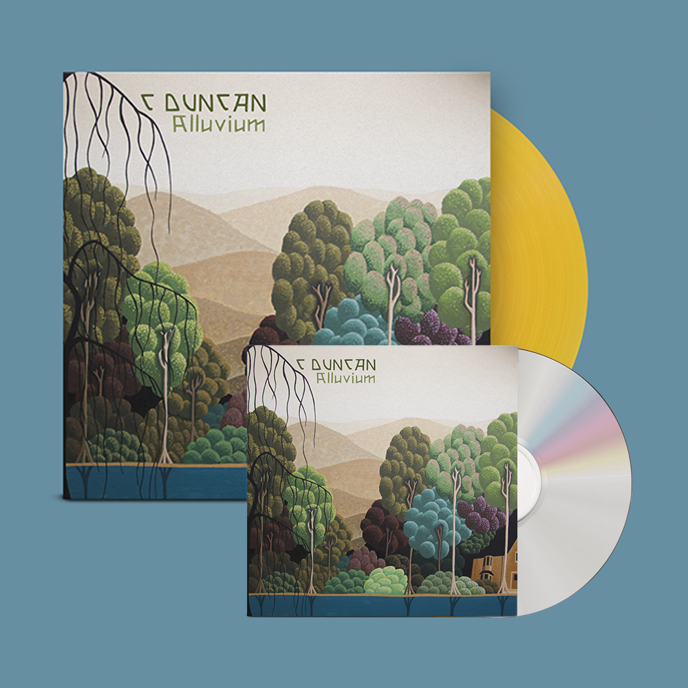 C Duncan - Alluvium Ochre Vinyl + CD Bundle Includes Free Signed Print