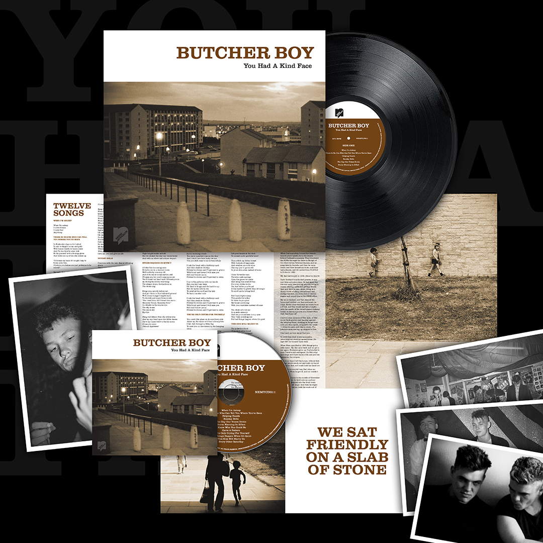 Butcher Boy - You Had a Kind Face CD Album-Download Code-Gatefold Vinyl-7-Inch Vinyl-Postcards