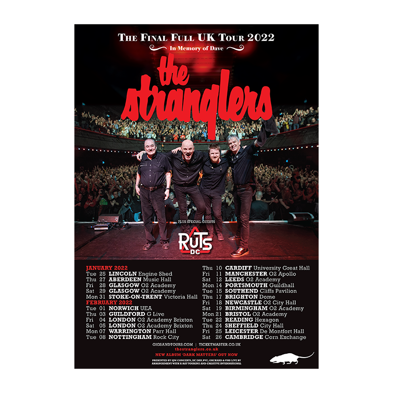 Stranglers - The Final UK Tour Poster