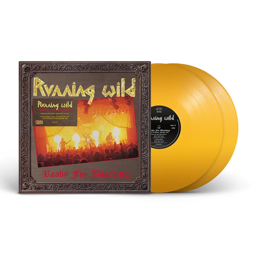 Running Wild - Ready For Boarding Orange Double-Vinyl Double-LP