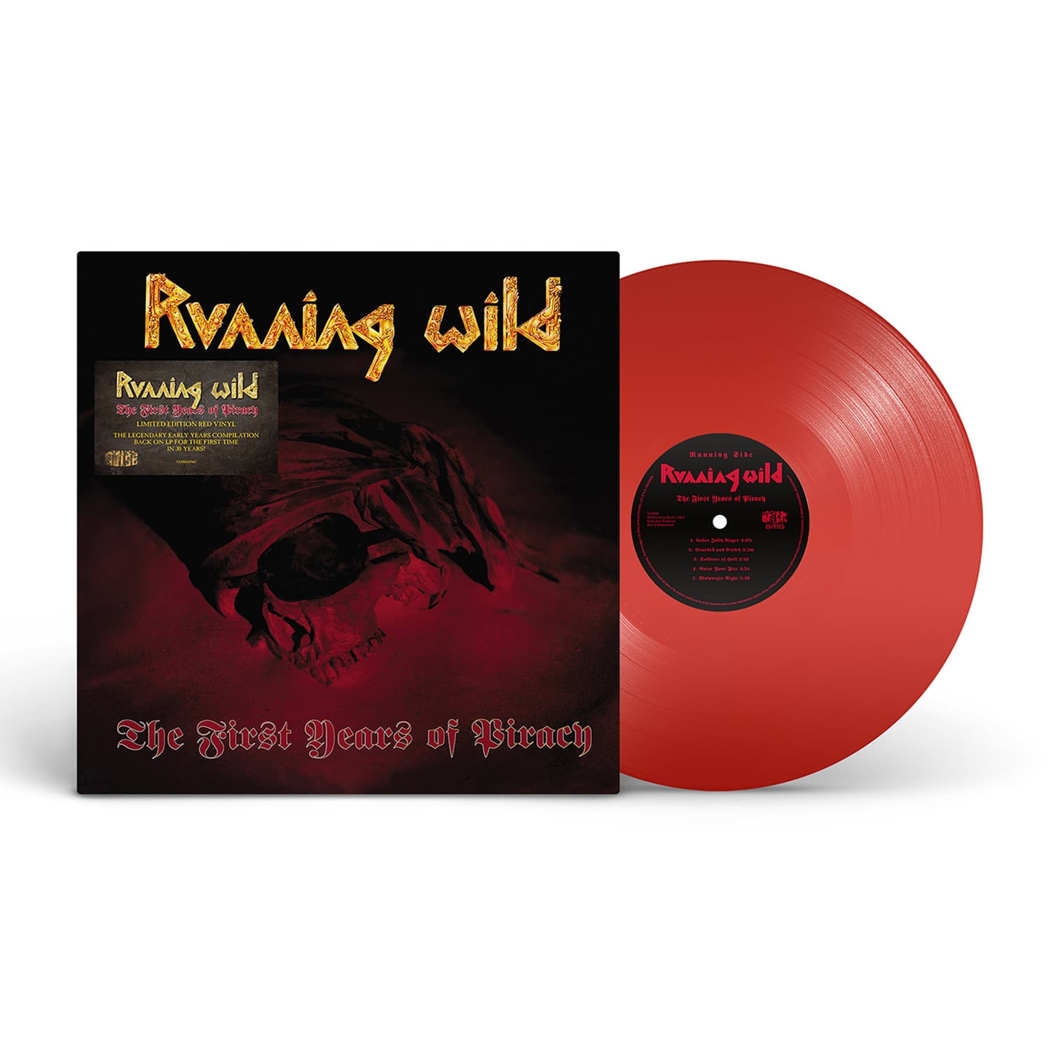 Running Wild - The First Years of Piracy Red Vinyl LP