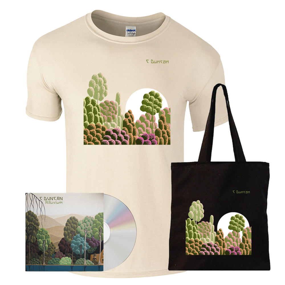 C Duncan - Alluvium Ochre CD + T-Shirt + Tote Bag