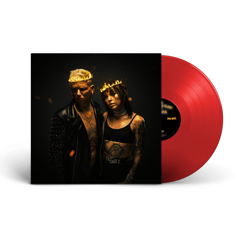 Hot Milk - The King and Queen of Gasoline Red Heavyweight Vinyl