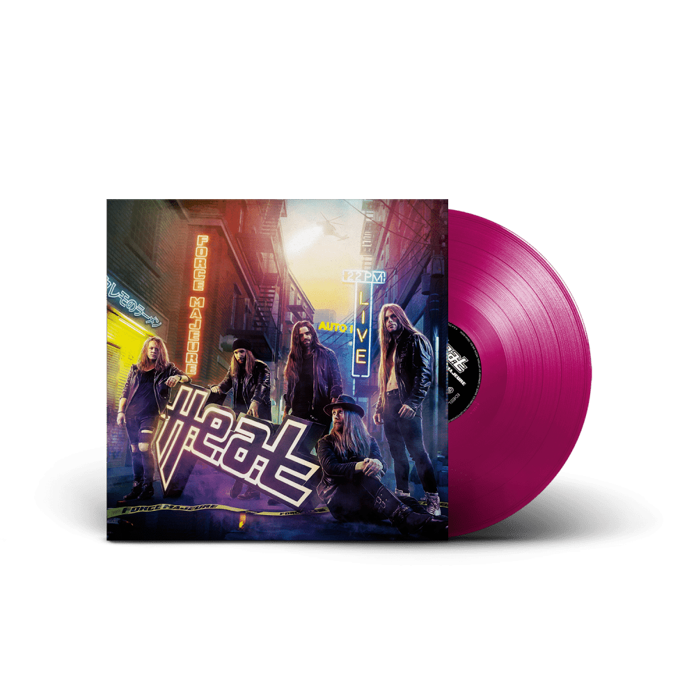 H.E.A.T - Force Majeure Ltd Violet VinylGatefold Heavyweight Vinyl