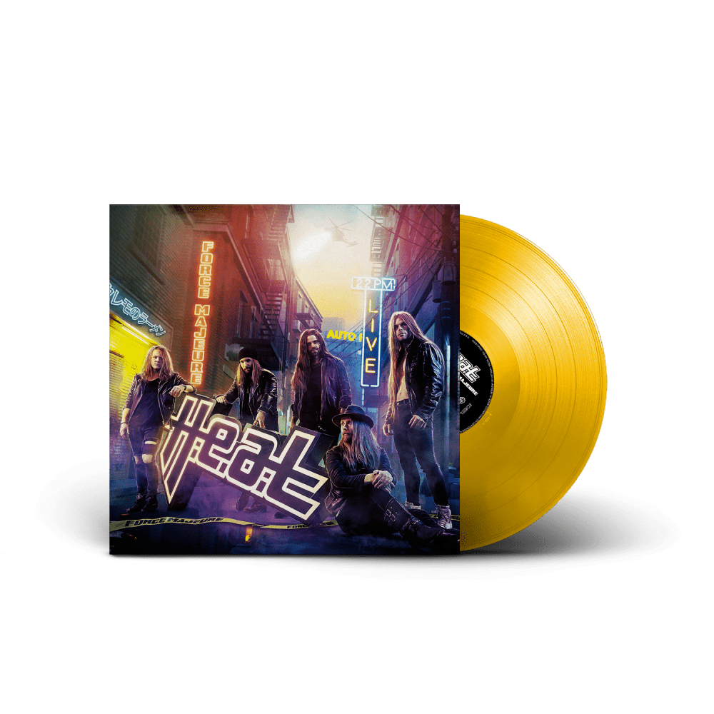 H.E.A.T - Force Majeure Ltd Yellow-VinylGatefold Heavyweight Vinyl