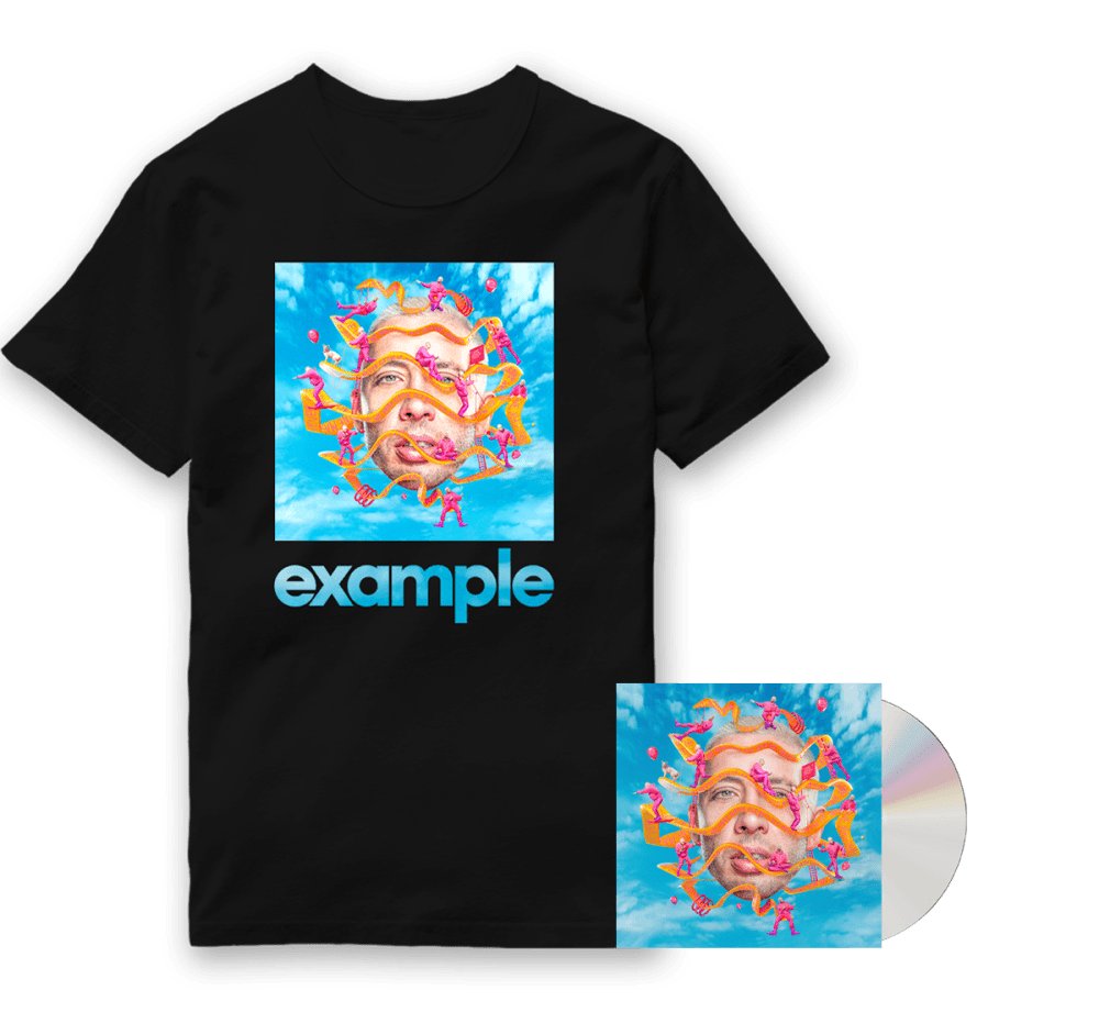 Example - We May Grow Old But We Never Grow Up CD + T-Shirt