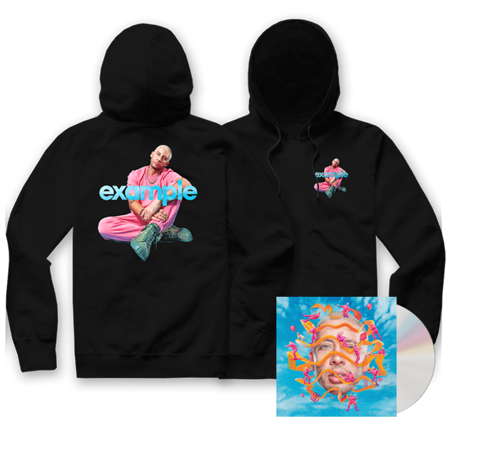 Example - We May Grow Old But We Never Grow Up CD + Hoodie