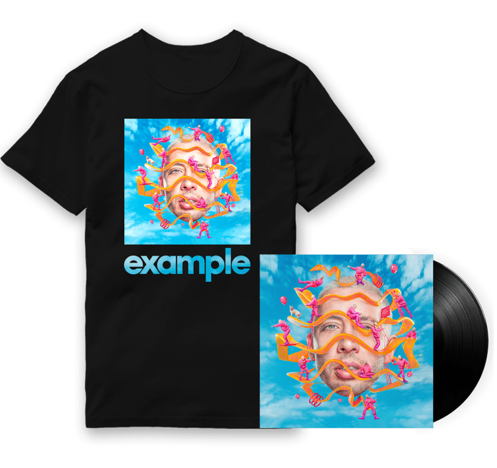 Example - We May Grow Old But We Never Grow Up Vinyl-T-Shirt