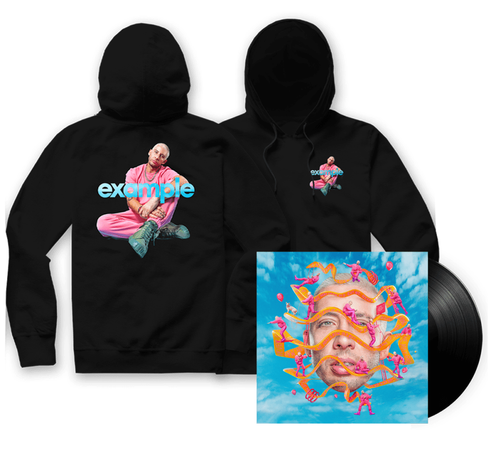 Example - We May Grow Old But We Never Grow Up Vinyl-Hoodie