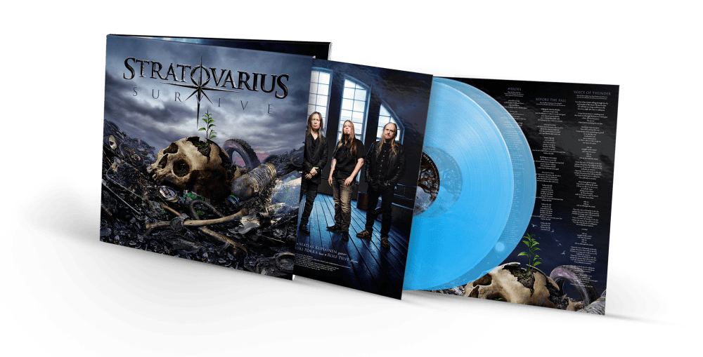 Stratovarius - Survive Ltd Blue Curacao 2LP Gatefold Double Heavyweight Vinyl